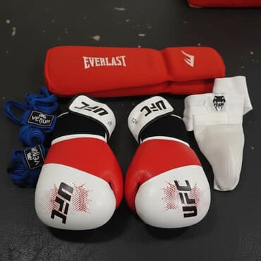 Набор экипировки для бокса/кикбоксинга/ММА Состав: - Боксерские