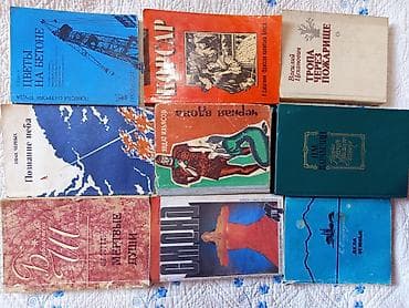 Коллекция разножанровых книг (художественная литература, детективы — 10