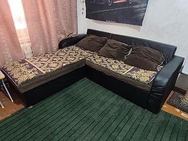 диван офис: Угловой диван, C подушками, Трехместный — 2