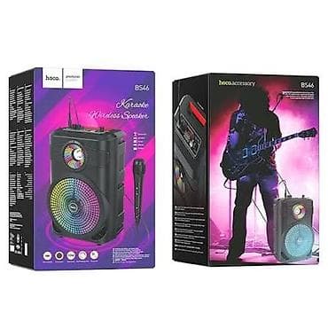 микрофон вокальный: Портативная акустическая система Hoco BS46 Karaoke Wireless Speaker - — 4