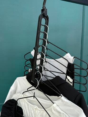 вертикальные вешалки для одежды: Вешалки - комплект 9 штук + трансформер, который поможет вам — 4