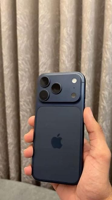 IPhone 17 Pro Max, Б/у, 256 ГБ, Blue Titanium, Защитное стекло, Чехол, Кабель at lalafo.kg IPhone 17 Pro Max, Б/у, 256 ГБ, Blue Titanium, Защитное стекло, Чехол, Кабель