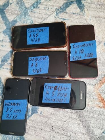 самсунк а02: Samsung Galaxy A10, Б/у, 32 ГБ, цвет - Красный — 1