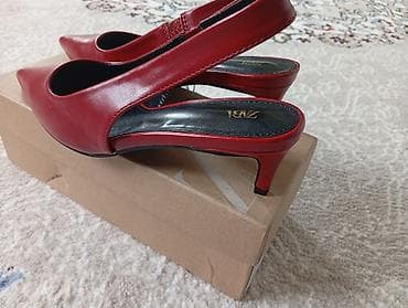 Туфли: Туфли, 36, Zara, Новый, цвет - Красный, Платная доставка — 3