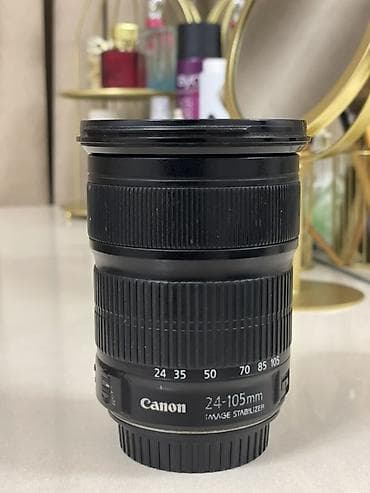 Объектив Canon EF с переменным фокусным расстоянием 24-105 мм at lalafo.kg Объектив Canon EF с переменным фокусным расстоянием 24-105 мм