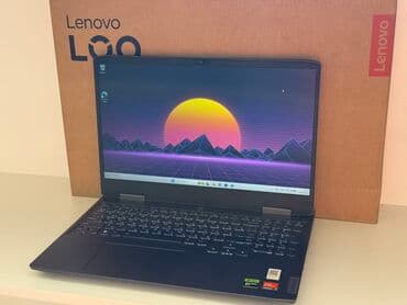 игровой ноутбук в рассрочку: Ноутбук, Lenovo, 16 ГБ ОЭТ, AMD Ryzen 7, 15.6 ", Оюндар үчүн, эс тутум SSD — 1