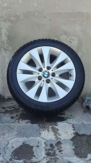 резины для бмв: Колеса в сборе 235 / 45 / R 17, Зима, Б/у, Комплект, Легковые, Литые, отверстий - 5 — 1