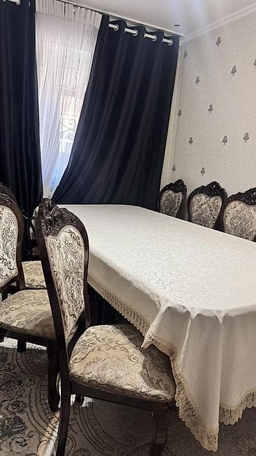 табуретки дерев: Стол и стул для зала, Б/у, цвет - Коричневый — 3