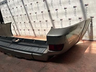 Транспорт: Задний бампер Toyota 4Runner GRN215L (USA), цвет серебристый - — 4