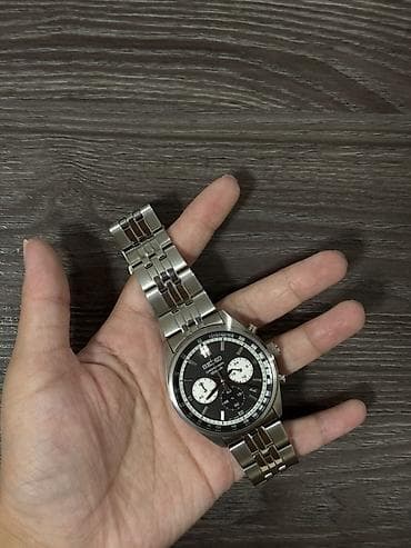 Аксессуарлар: Продаю оригинальные мужские наручные часы Seiko SSB427P1 Покупались — 2