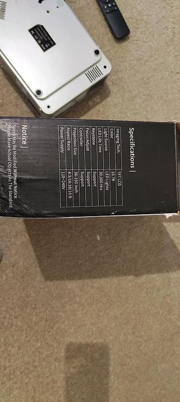 dark project kd83a: LED Проектор T6 Размер проектора: 25х17х8см. Вес: 1,28 кг. Яркость — 9