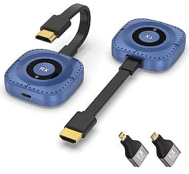 Беспроводной HDMI-удлинитель 50 м, 4K Комплект передатчик at lalafo.kg Беспроводной HDMI-удлинитель 50 м, 4K Комплект передатчик