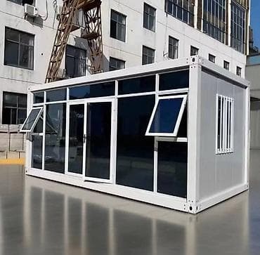 Модульный контейнерный дом/офис магазин, из сэндвич‑панелей -