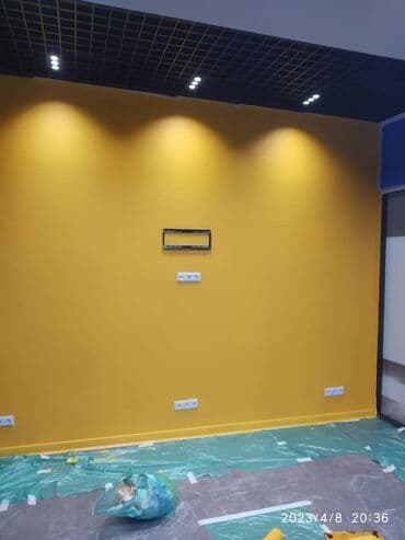 Покраска стен, Покраска потолков, На водной основе, Больше 6 лет опыта