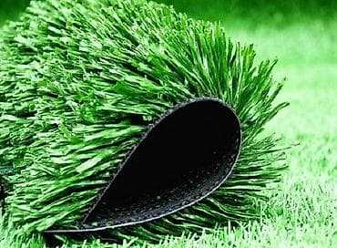 Искусственный газон в рулоне - Реалистичная текстура: густые прямые и