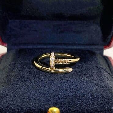 крестик золотой: Дизайнерское кольцо Cartier-стиль с фианитами 💍 Изысканное кольцо в — 6