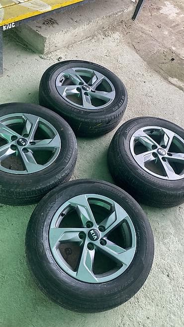 оригинальные: Колеса в сборе 205 / 65 / R 16, Всесезонная, Б/у, Комплект, Легковые, Литые, отверстий - 5 — 1