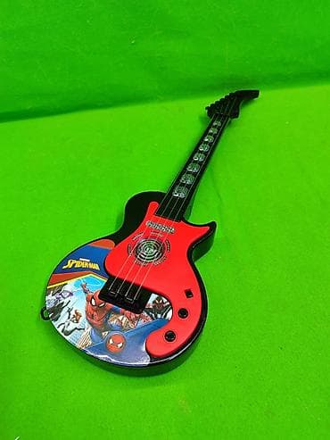 музыкальный гитара: Гитара Человек Паук игрушка музыкальная🎸 Комплектация товара: гитара — 7