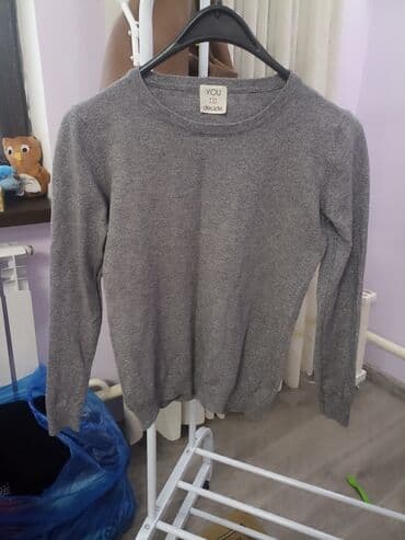 удлиненные свитера: Кофта, Новогодний принт, США, M, S — 1