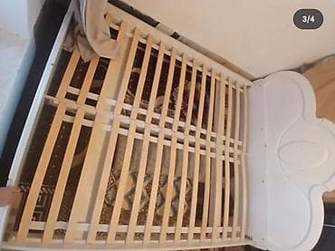 куплю двуспальную кровать: Двуспальная кровать, С матрасом, длина - 200 см — 2