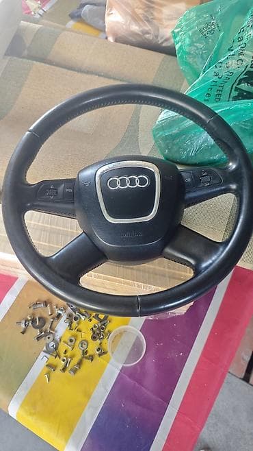 Салондун тетиктери: Руль Audi 2007 г., Колдонулган, Оригинал, Германия — 2