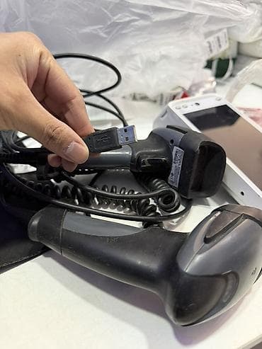 терминатор: Проводной сканер штрих‑кодов с подставкой, 1000 сом шт - Тип: ручной — 2