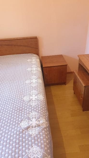 Спальные гарнитуры: Спальный гарнитур, Двуспальная кровать, Шкаф, Комод, ДСП, Самовывоз, цвет - Коричневый — 5
