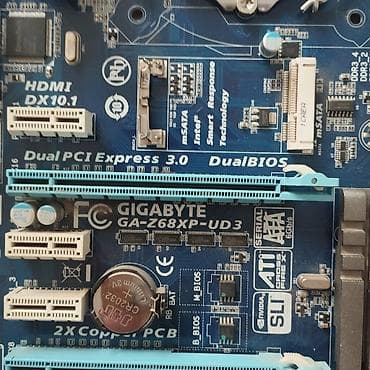 Техника жана электроника: ПК үчүн энелик плата, Колдонулган, Gigabyte, LGA1155, EATX — 2