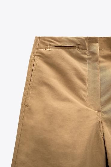 штаны zara: Zara бермуда шорты Новые 58% лён 42% хлопок Размер: ХS Цена — 8