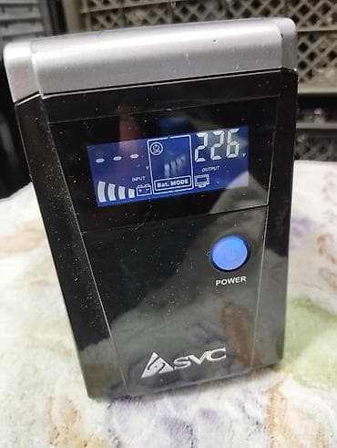 Продаю фирменный качественный UPS SVC V-650F-LED. Новый аккумулятор