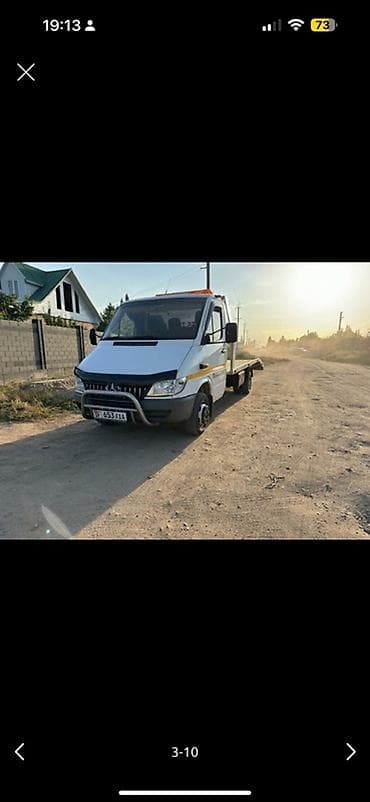 daf 2013: Эвакуатор, Mercedes-Benz, 2001 г., Прямая — 2