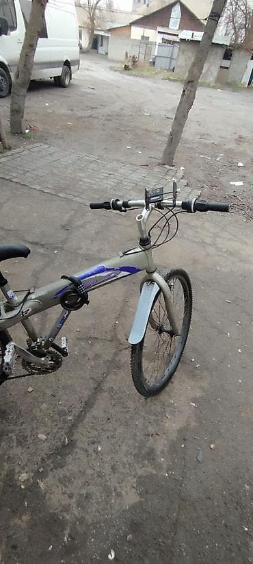 Балдар үчүн велосипеддер: Горный/городской велосипед с колесами 26". Рама алюминиевая (прямая — 2