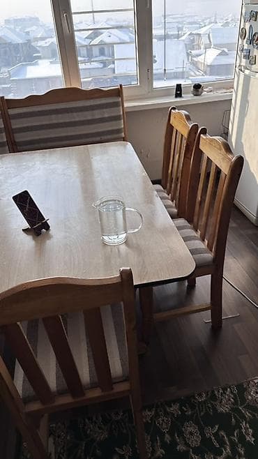 small table: Кухонный стол и стул, цвет - Серый — 2