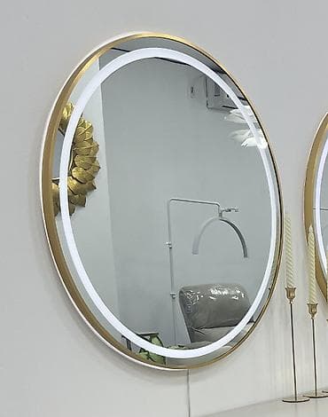 зеркало на подставке: Продается зеркало с подсветкой
Диаметр 80 см
с Золотой рамой
Цена 4800 — 1