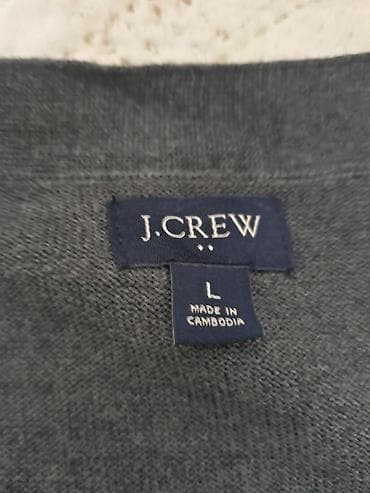 Свитерлер: Мужской кардиган J.Crew, размер L, оригинал, ни разу не носил — 2