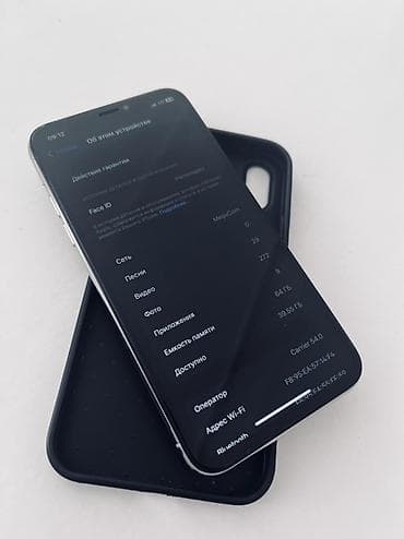 iphone иксер: IPhone X, Б/у, 64 ГБ, Серебристый, Чехол, 100 % — 3