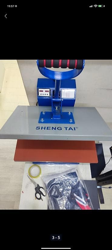 Оборудование для типографии: Термопресс SHENG TAI для печати на текстиле - Тип: плоский рычажный — 4
