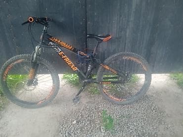 forward apache: Горный велосипед E-FRIEND - Рама: алюминиевая, двухподвес (задний — 4