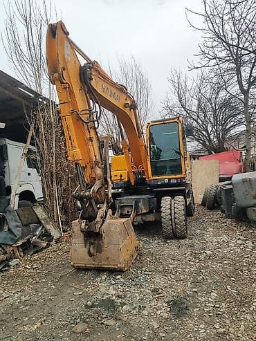 Экскаватор, Hyundai, 2010 г., Дөңгөлөктүү — 2