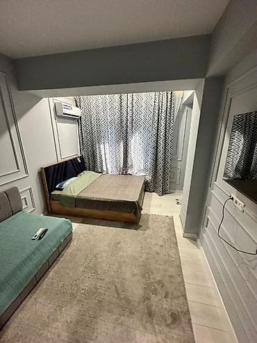 1ком квартира бишкеке: 2 комнаты, Круглосуточное заселение — 3