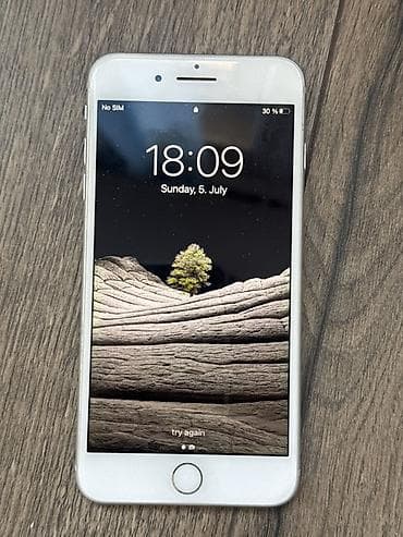 IPhone 7 Plus, Б/у, 128 ГБ, Серебристый, 100 %