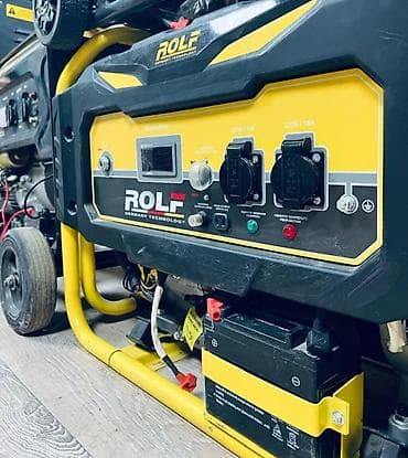 Генераторы: Бензиновый генератор ROLF (Germany Technology) - Стационарная рама с — 2