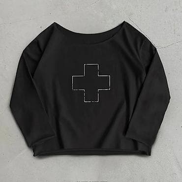 Свитшот женский с длинным рукавом и широким вырезом лодочкой. Цвет