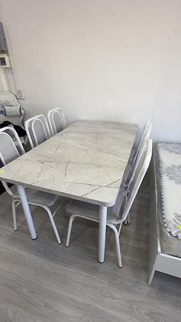 стулья с подставкой для письма: Стул для кухни, Новый, Железо, цвет - Серый — 3