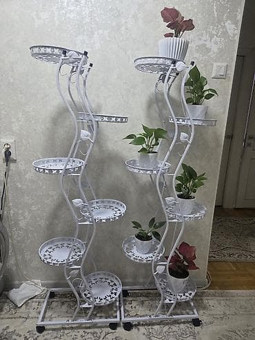 Мебель: Полка, этажерка для цветов, Новый, Железо, Самовывоз — 1