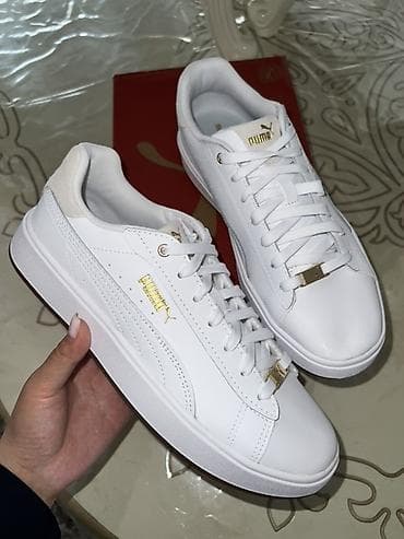 pull and beer: Кроссовки, 40, Puma, Новый, цвет - Белый — 2