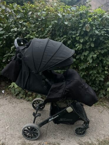 Коляска, цвет - Черный, Б/у