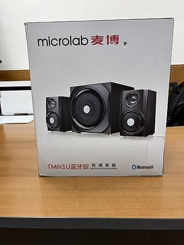 dvd mp3 cd: Продается мощная акустическая система Microlab TMN1U (Bluetooth), 2.1 — 1
