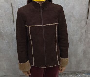 дубленка короткая: Продаю дубленку 100% полиэстер, изнутри 100% акрил . Подойдет размер — 4