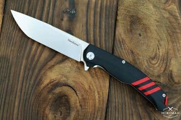 прибор ночного видения для охоты бу: Нож складной fat dragon-nimo knives r11black, сталь d2, рукоять g10 — 3